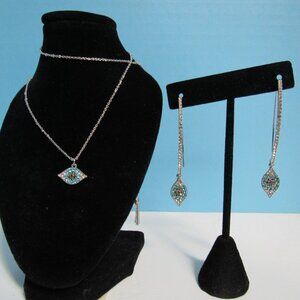 EVIL EYE FASHION JEWELRY - NECKLACE, EARRINGS